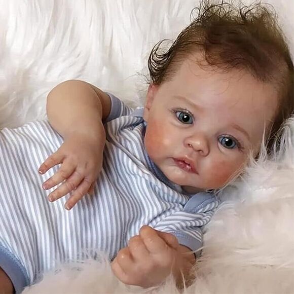 Lifelike Reborn Baby Dolls Boy 18 Inches Newborn Baby Dolls That